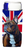 Dog with English Union Jack British Flag Ultra Hugger for slim cans - 615872826926