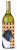 Fall Leaves Design with Dog Wine Bottle Hugger - 615872708147