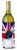 English Union Jack British Flag Design with Dog Wine Bottle Hugger - 615872832071