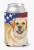 Patriotic With Dog Can or Bottle Hugger - 652259204007