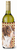 Fall Leaves Design with Dog Wine Bottle Hugger - 615872703692