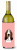 Checkerboard Design with Dog Wine Bottle Hugger - 615872918782