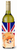 Dog with English Union Jack British Flag Wine Bottle Hugger - 615872827411