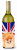 Dog with English Union Jack British Flag Wine Bottle Hugger - 615872827411