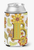 Monogram Letter Floral Can or Bottle Hugger - 615872968213