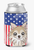 American Flag and Dog Can or Bottle Hugger - 638508242990