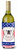 American Flag and Dog Wine Bottle Hugger - 638508209979