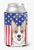 American Flag and Dog Can or Bottle Hugger - 638508243010