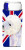 Dog with English Union Jack British Flag Ultra Hugger for slim cans - 615872826674