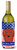 American Flag and Dog Wine Bottle Hugger - 638508209917