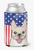 American Flag and Dog Can or Bottle Hugger - 638508242860