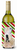 Candy Cane Christmas Design with Dog Wine Bottle Hugger - 615872709328