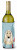 Winter Holiday Dog Design Wine Bottle Hugger - 638508124531