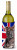 English Union Jack British Flag Design with Dog Wine Bottle Hugger - 615872823192