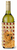 Fall Leaves Design with Dog Wine Bottle Hugger - 615872708284