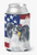 Patriotic With Dog Can or Bottle Hugger - 652259203932