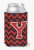 Monogram Letter Chevron Can or Bottle Hugger - 638508274250