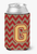 Monogram Letter Chevron Can or Bottle Hugger - 638508274328