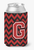 Monogram Letter Chevron Can or Bottle Hugger - 638508274076