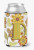 Monogram Letter Floral Can or Bottle Hugger - 615872968237