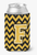 Monogram Letter Chevron Can or Bottle Hugger - 638508275561
