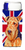 Dog with English Union Jack British Flag Ultra Hugger for slim cans - 615872826889