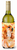 Dog with Fall Design Wine Bottle Hugger - 652259175314
