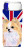 English Union Jack British Flag Design with Dog Ultra Hugger for slim cans - 615872831296