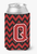 Monogram Letter Chevron Can or Bottle Hugger - 638508274175