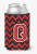 Monogram Letter Chevron Can or Bottle Hugger - 638508274175