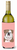 Checkerboard Design with Dog Wine Bottle Hugger - 615872918546