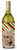 Candy Cane Christmas Design with Dog Wine Bottle Hugger - 615872846108