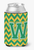 Monogram Letter Chevron Can or Bottle Hugger - 638508277022