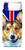 Dog with English Union Jack British Flag Ultra Hugger for slim cans - 638508067845