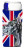 Dog with English Union Jack British Flag Ultra Hugger for slim cans - 638508067814