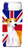 Dog with English Union Jack British Flag Ultra Hugger for slim cans - 615872826803
