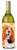 Dog with Fall Design Wine Bottle Hugger - 652259175291