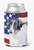 Patriotic With Dog Can or Bottle Hugger - 652259204083