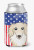 American Flag and Dog Can or Bottle Hugger - 638508242600