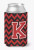 Monogram Letter Chevron Can or Bottle Hugger - 638508274113