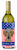 American Flag and Dog Wine Bottle Hugger - 638508210111