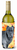 Dog with Fall Design Wine Bottle Hugger - 652259175192