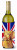 Dog with English Union Jack British Flag Wine Bottle Hugger - 615872827206