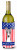 American Flag and Dog Wine Bottle Hugger - 638508210135