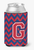 Monogram Letter Chevron Can or Bottle Hugger - 638508275820