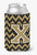 Monogram Letter Chevron Can or Bottle Hugger - 638508274991