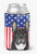 American Flag and Dog Can or Bottle Hugger - 638508242754