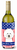 American Flag and Dog Wine Bottle Hugger - 638508209948