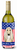 American Flag and Dog Wine Bottle Hugger - 638508210210