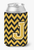Monogram Letter Chevron Can or Bottle Hugger - 638508275608